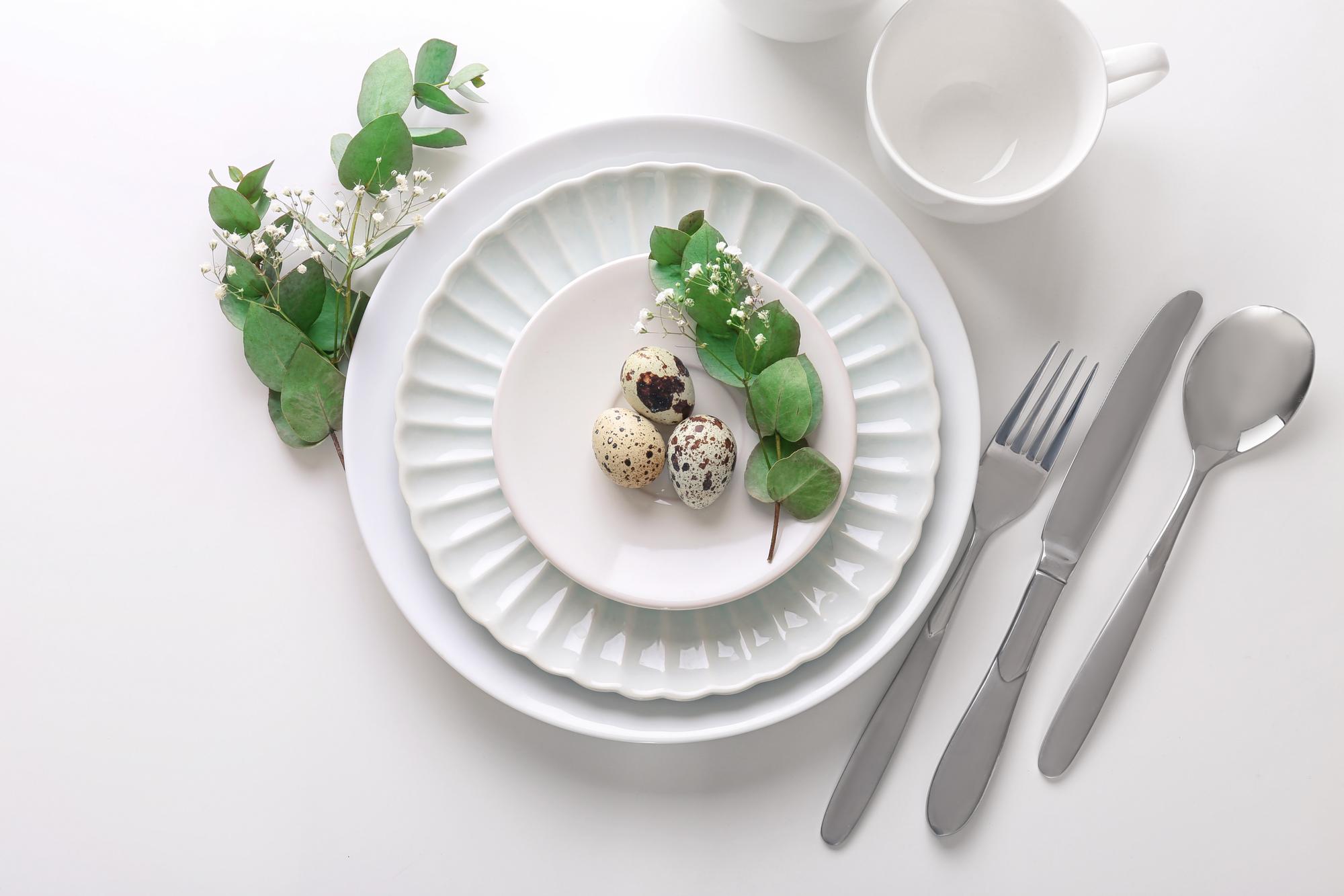 Sample plated menu for tasting